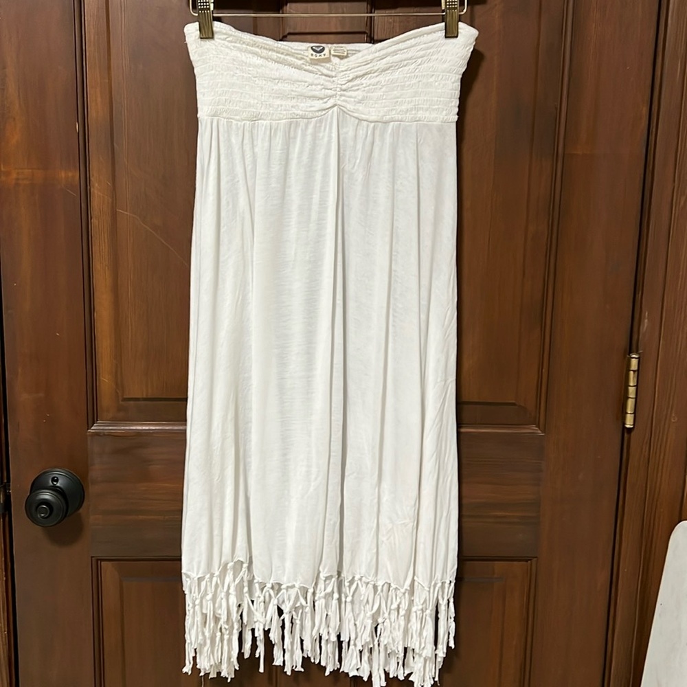 Roxy white coverup sz Sm